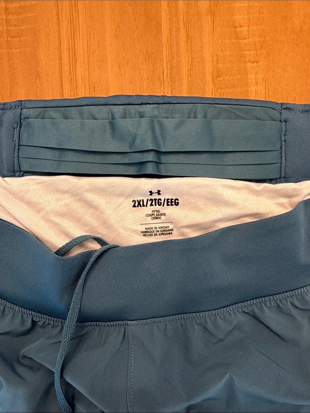 Under Armour Men's Teal Athletic Running Shorts